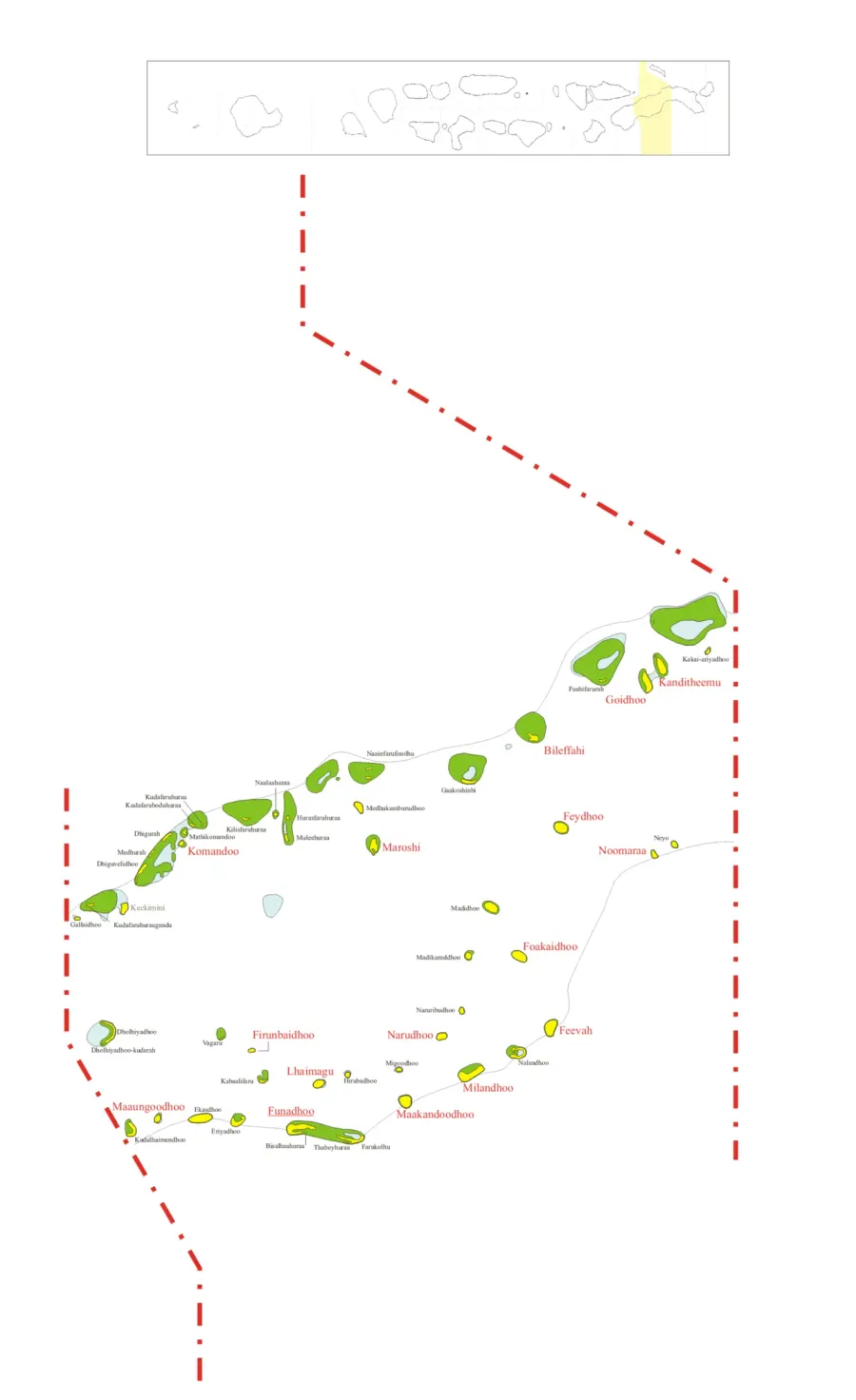 La carte Shaviyani
