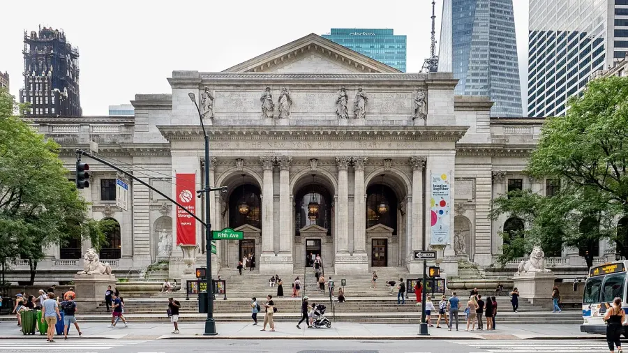 La carte New York Public Library
