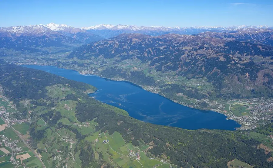 La carte Lac Millstätter