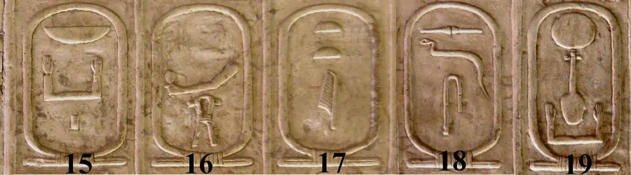 La carte IIIe dynastie égyptienne