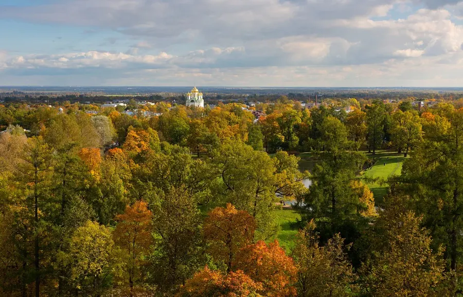 The Pushkinsky District, Saint Petersburg card