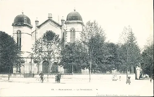 La carte Synagogue de Remiremont