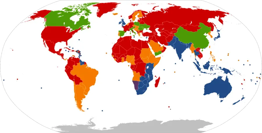 La carte Sens de circulation