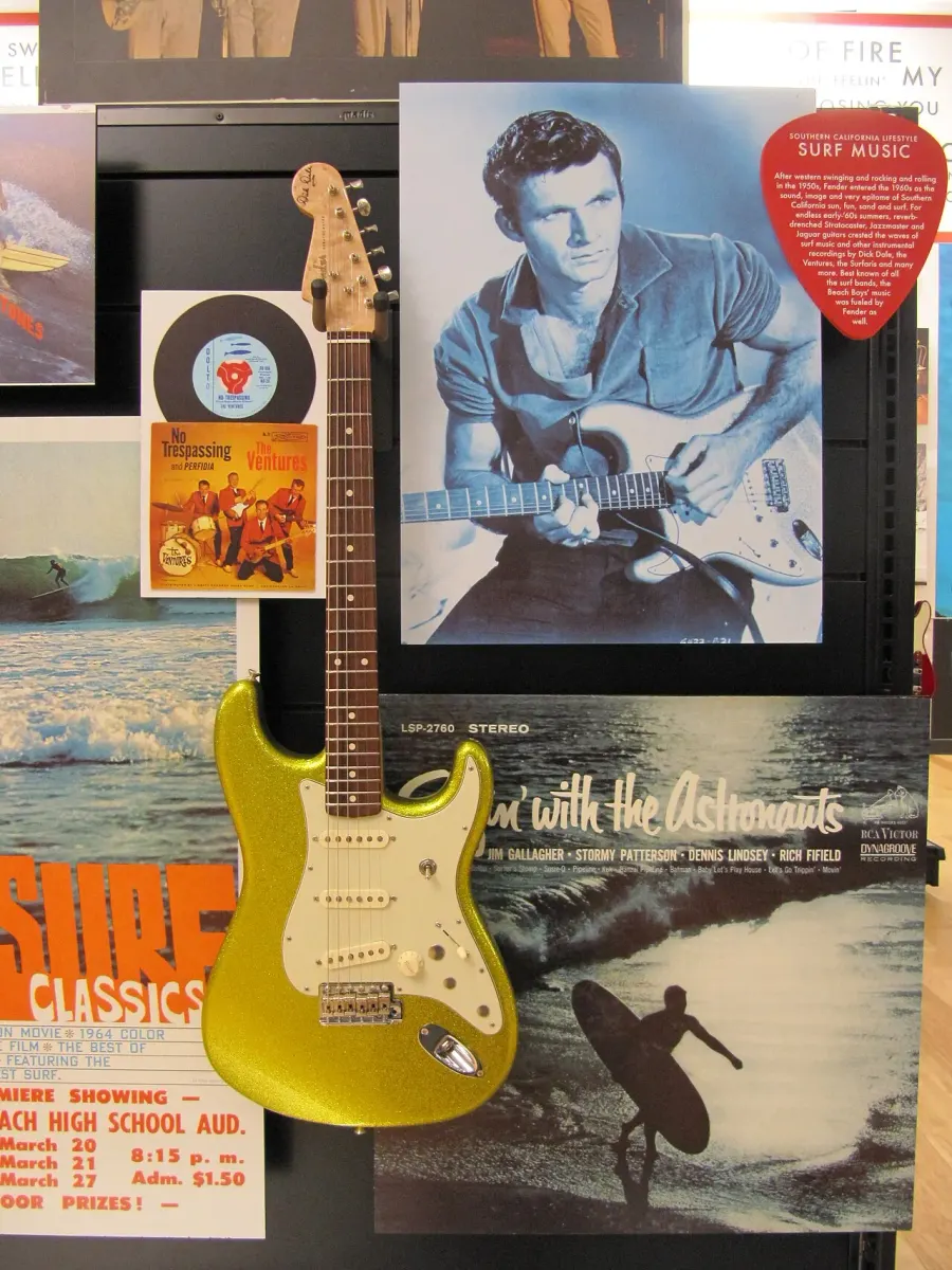 La carte Surf music