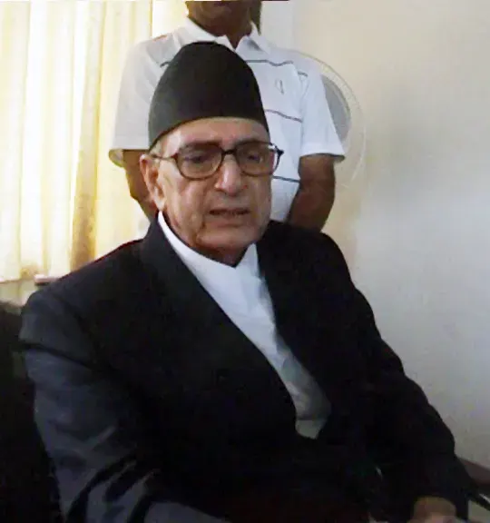 La carte Girija Prasad Koirala
