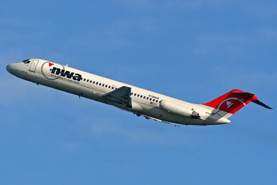 La carte Douglas DC-9