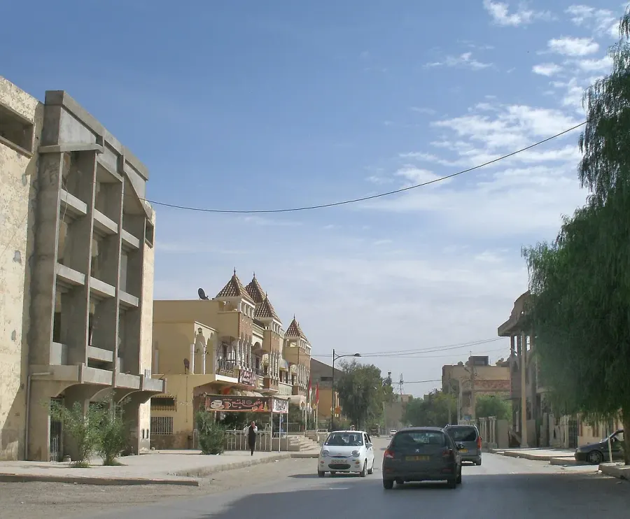 La carte Sidi Aïssa