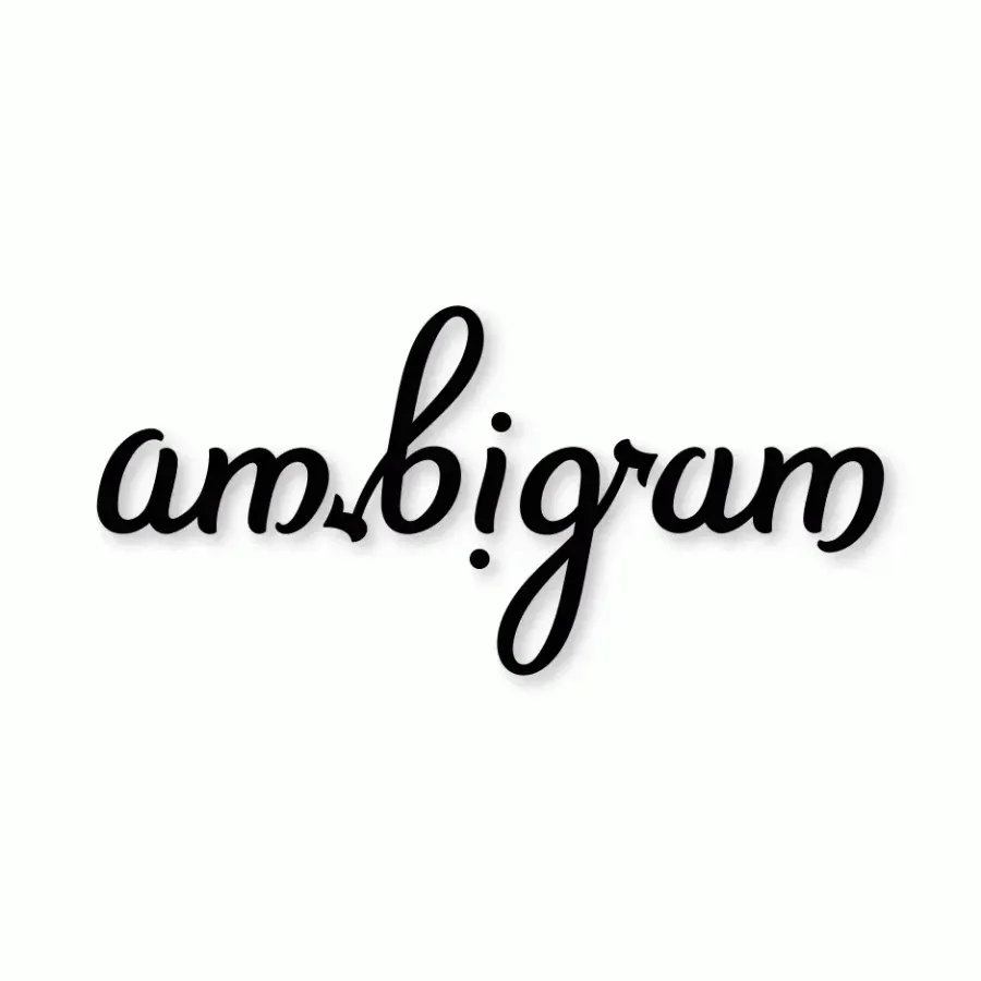 La carte Ambigramme