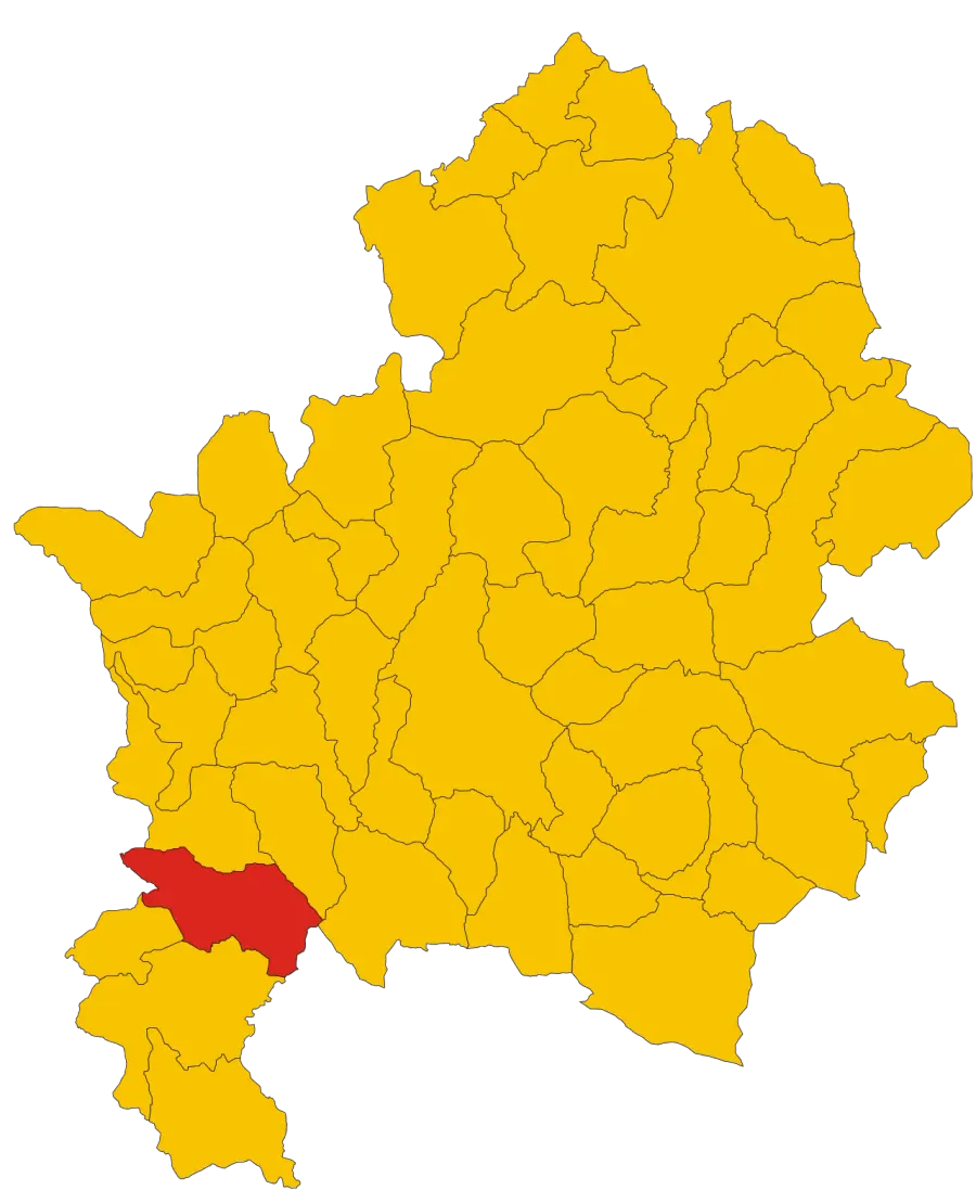 La carte Pozzilli