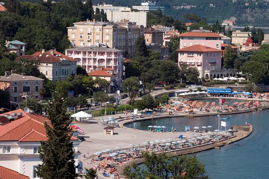 La carte Opatija