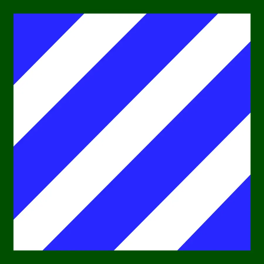 La carte 3e division d'infanterie