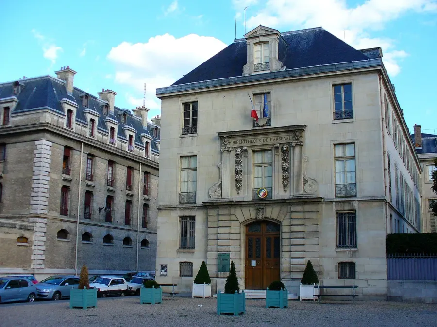 La carte Bibliothèque de l'Arsenal