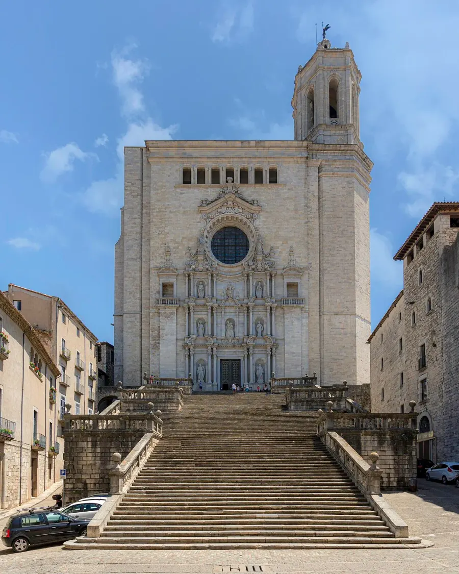 The Girona Cathedral card