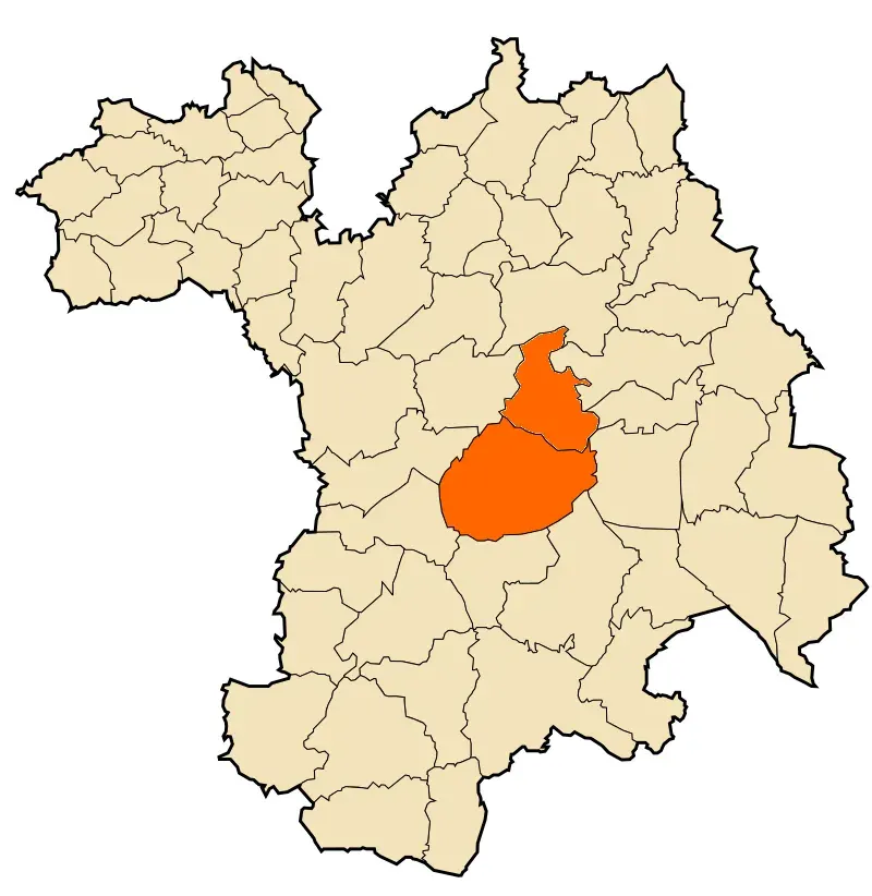 La carte Daïra de Guidjel