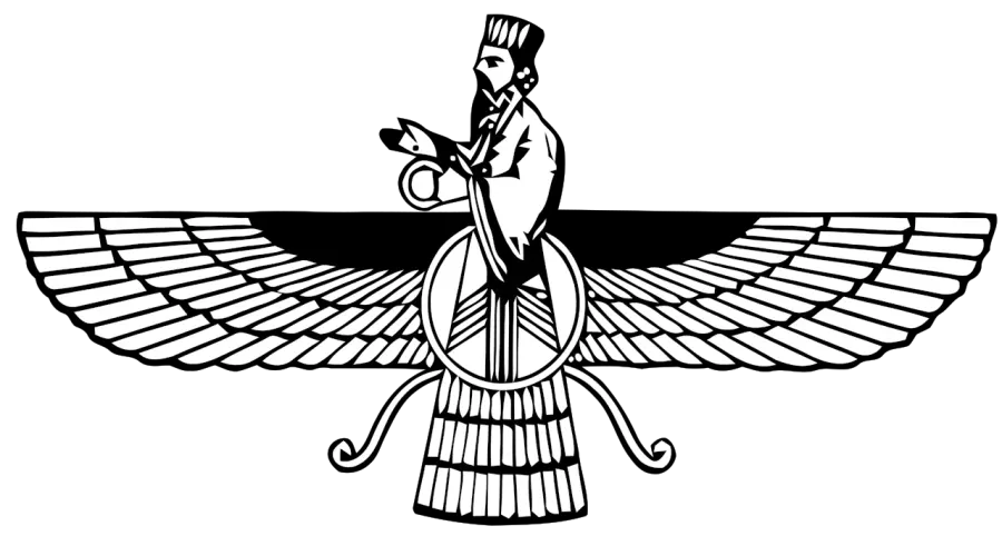 The Zoroastrian calendar card