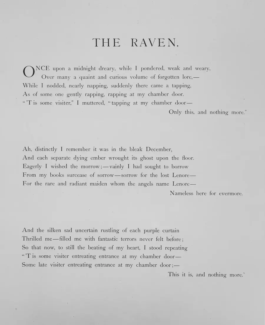 The The Raven card
