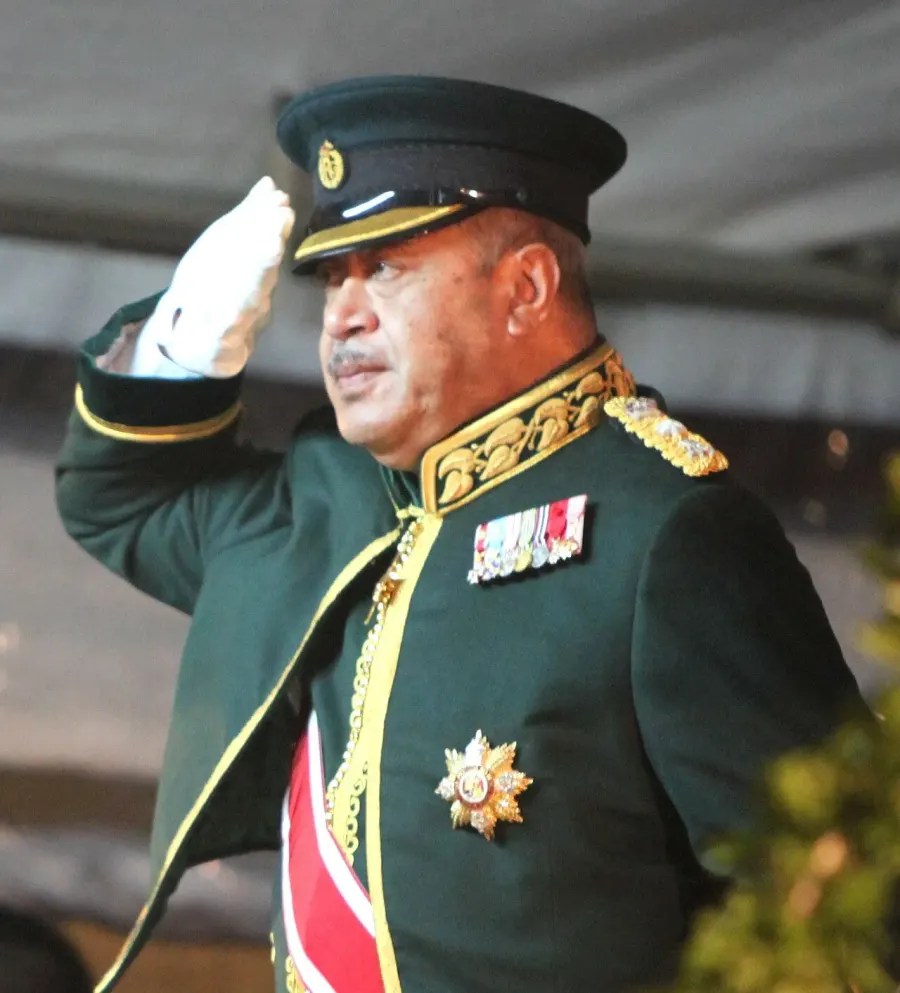 La carte George Tupou V