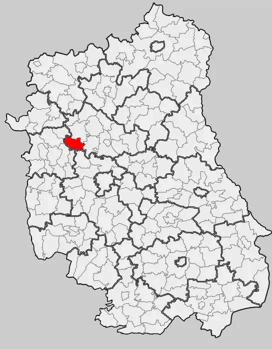 La carte Abramów