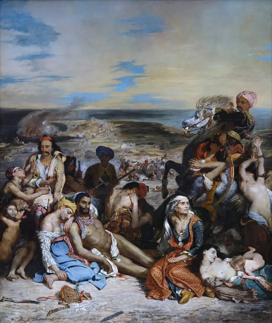 La carte Scènes des massacres de Scio