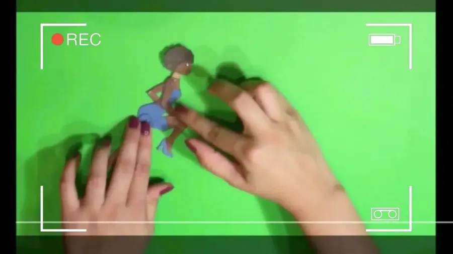 The Cutout animation card
