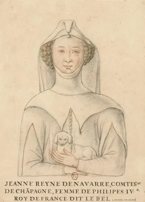 The Joan I of Navarre card
