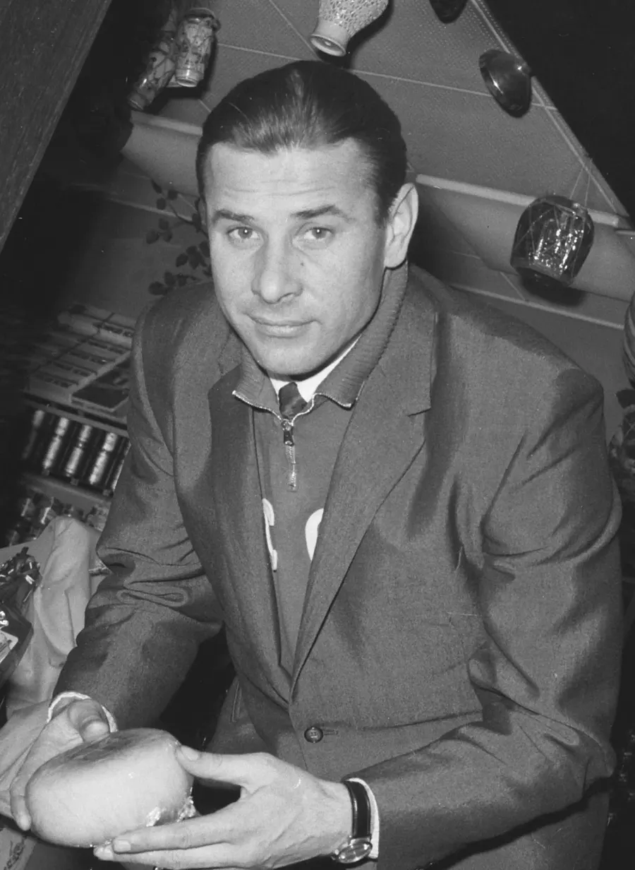 La carte Ballon d'or 1963