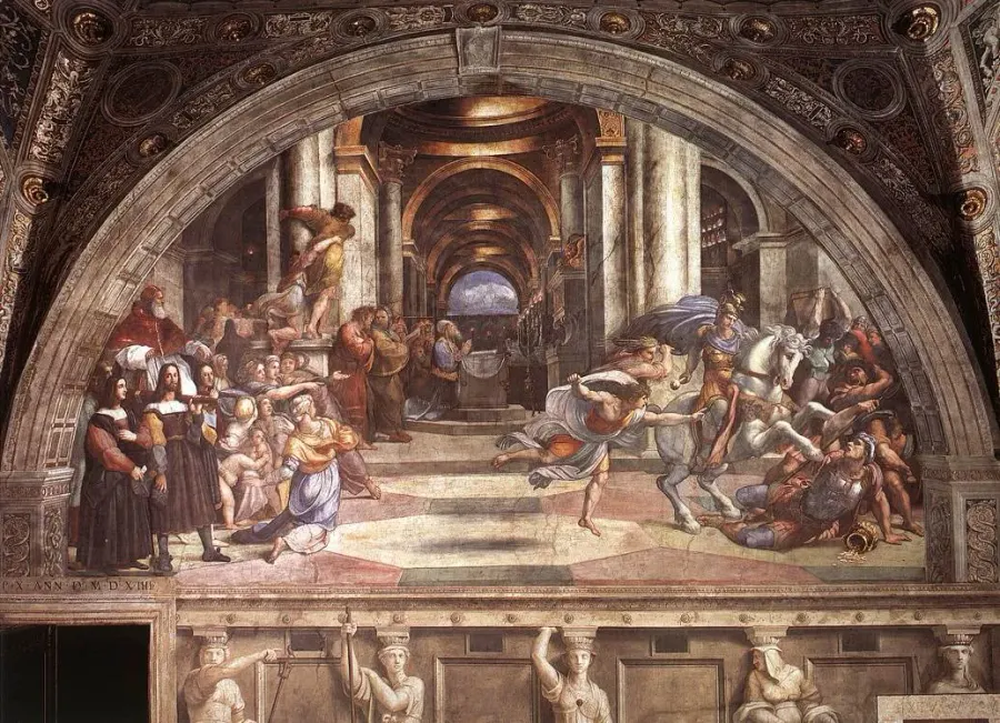 The The Expulsion of Heliodorus from the Temple card