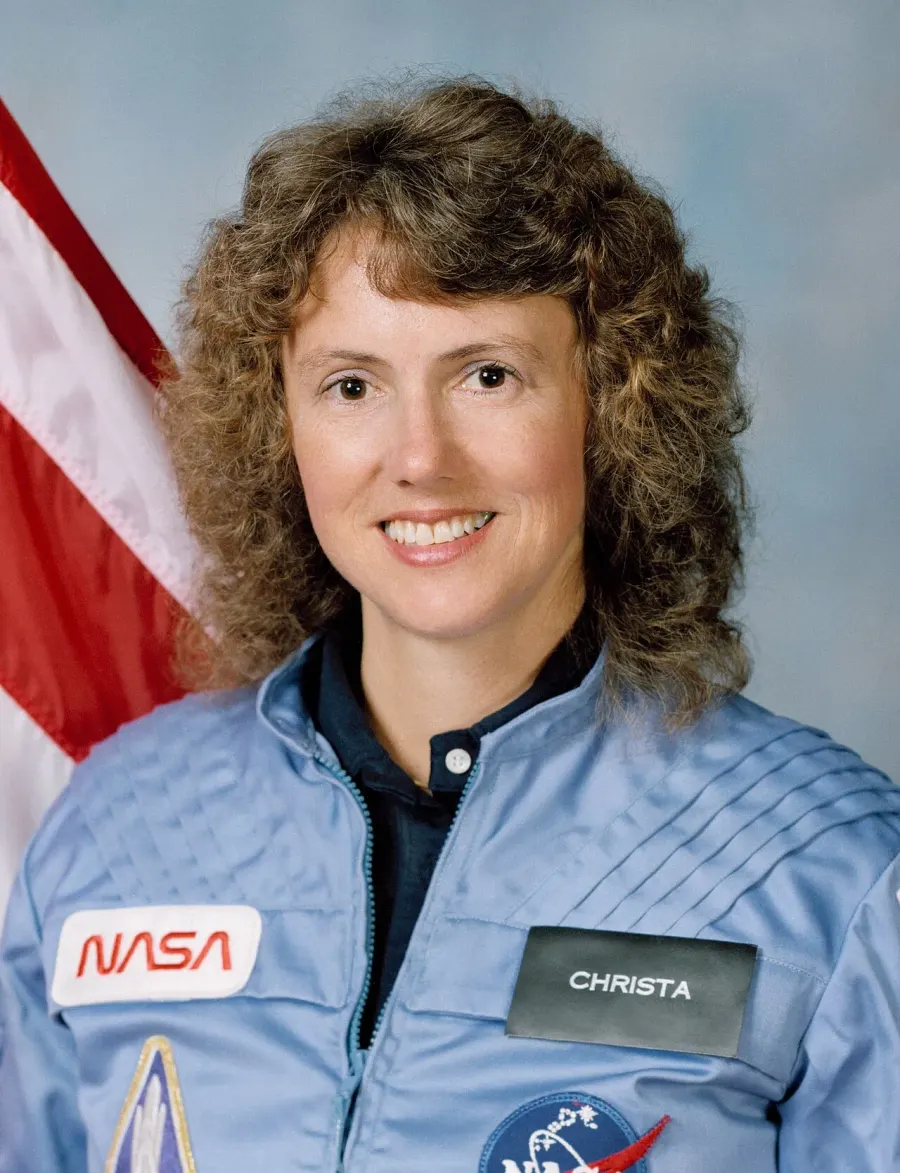 La carte Christa McAuliffe