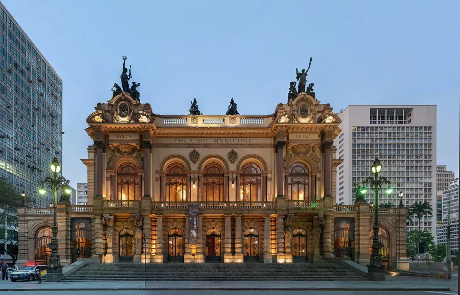 La carte Theatro Municipal