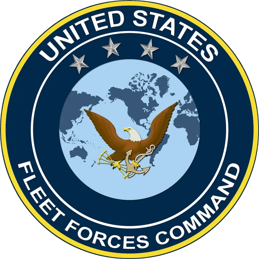 La carte United States Fleet Forces Command