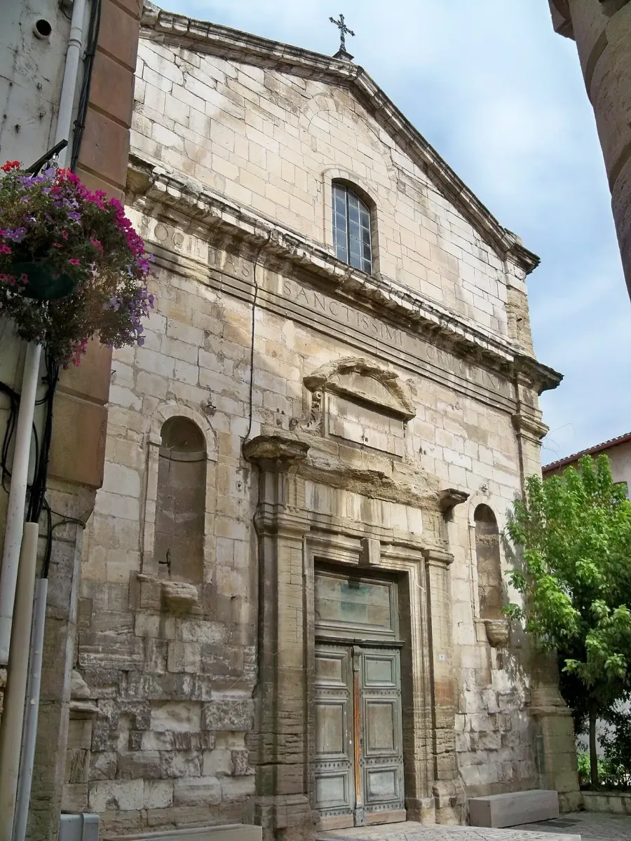 La carte Ancienne chapelle des Pénitents noirs de Carpentras