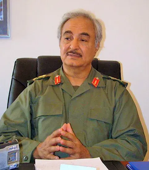 La carte Khalifa Haftar
