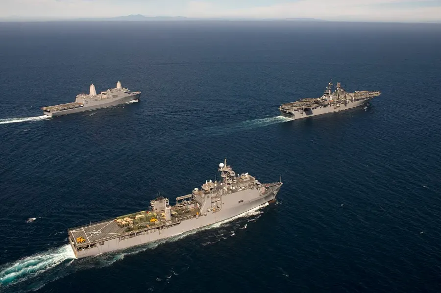 The Amphibious warfare ship card