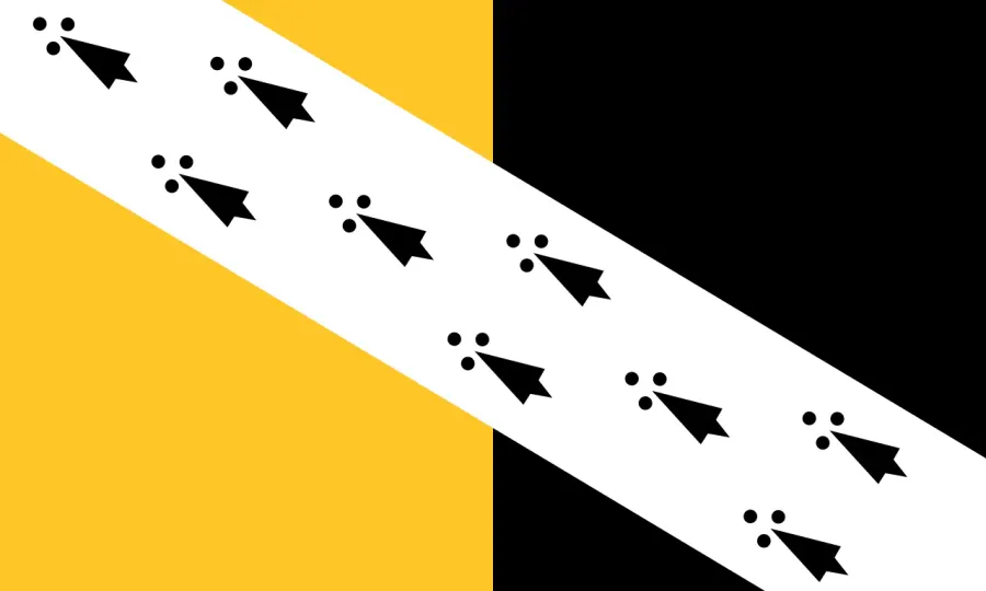 The Flag of Norfolk card