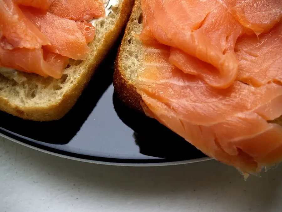 The Smoked salmon card