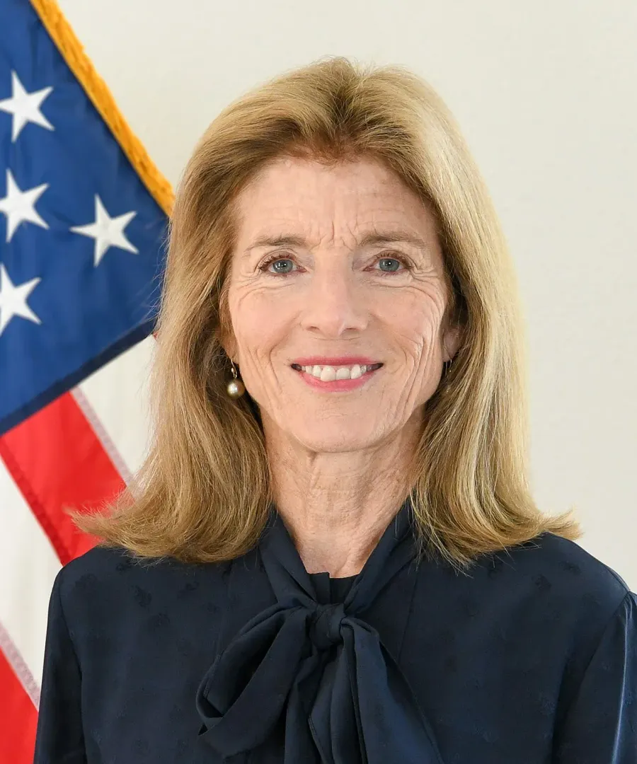 La carte Caroline Kennedy