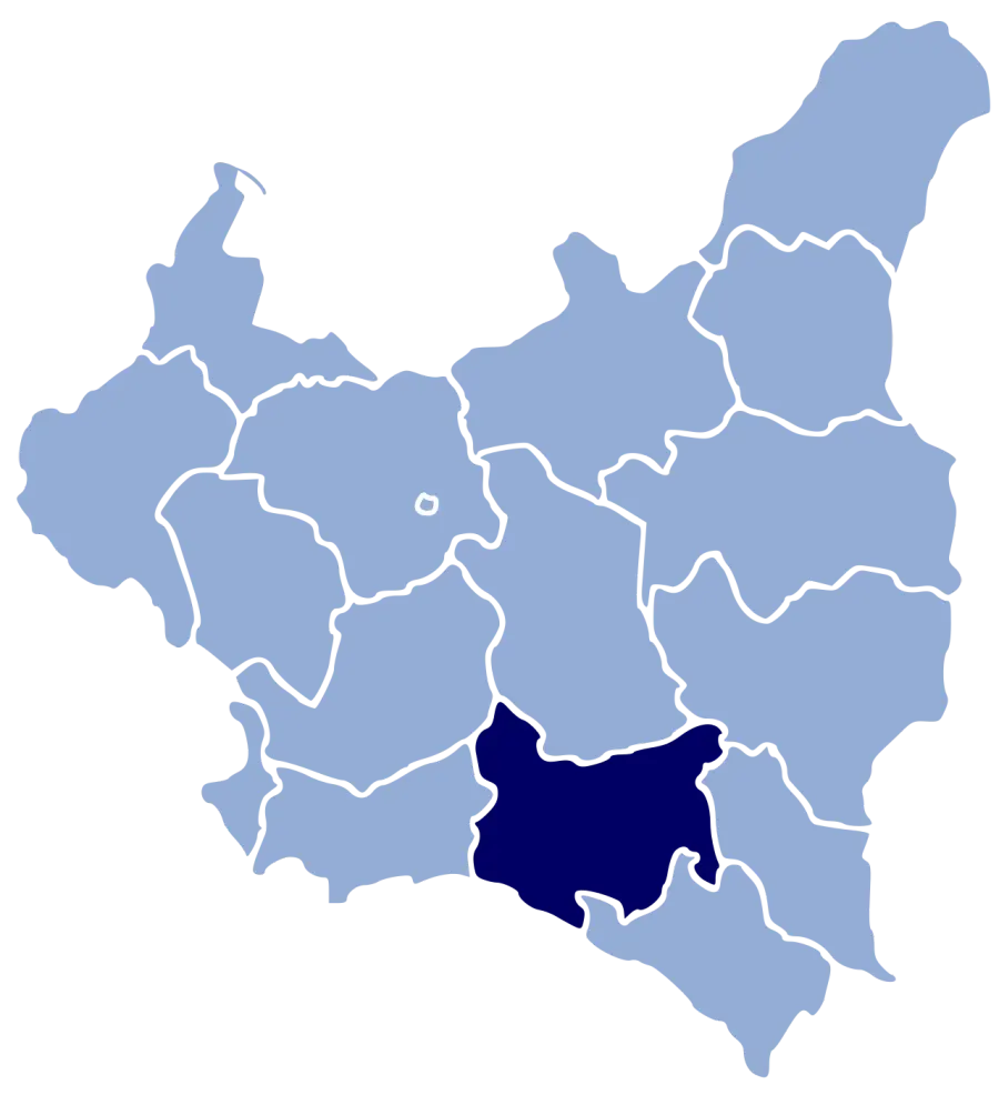 La carte Voïvodie de Lwów