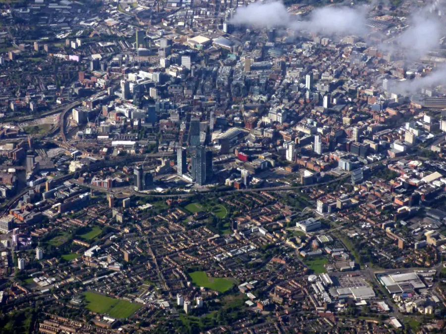 La carte Grand Manchester