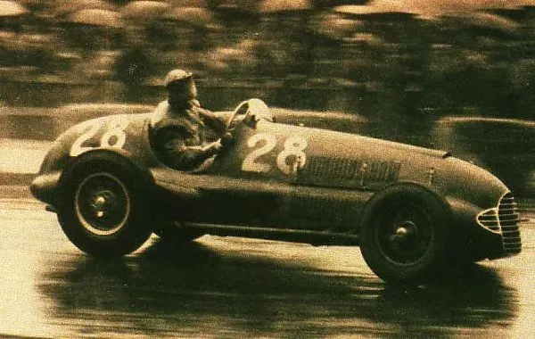 The Ferrari 125 F1 card