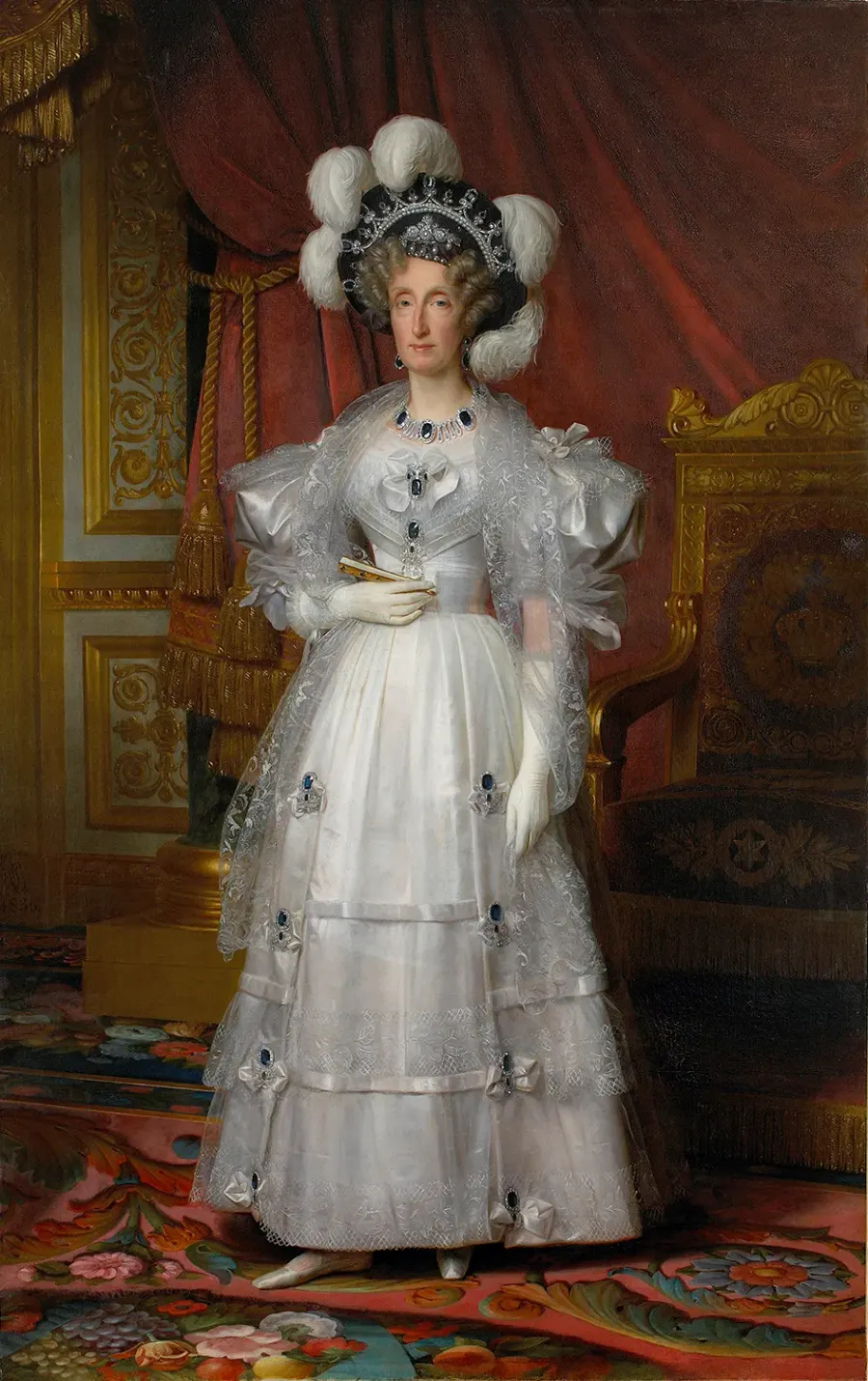 The Maria Amalia of Naples and Sicily card