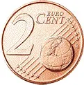 The 2 euro cent coin card