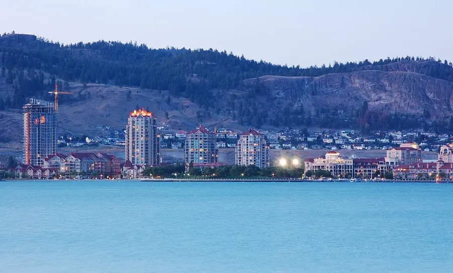 La carte Kelowna