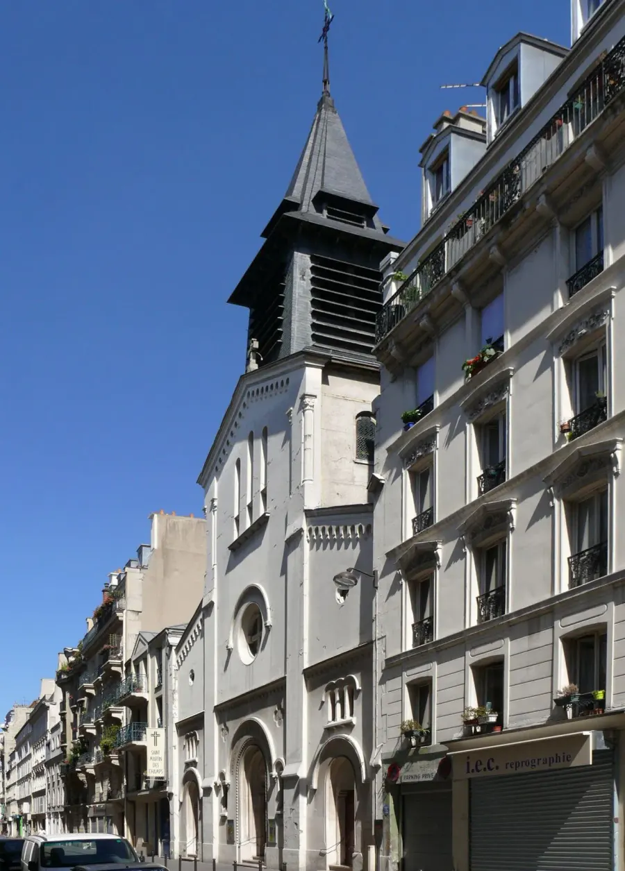 La carte Église Saint-Martin-des-Champs de Paris