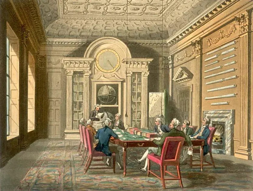 La carte Board of Admiralty