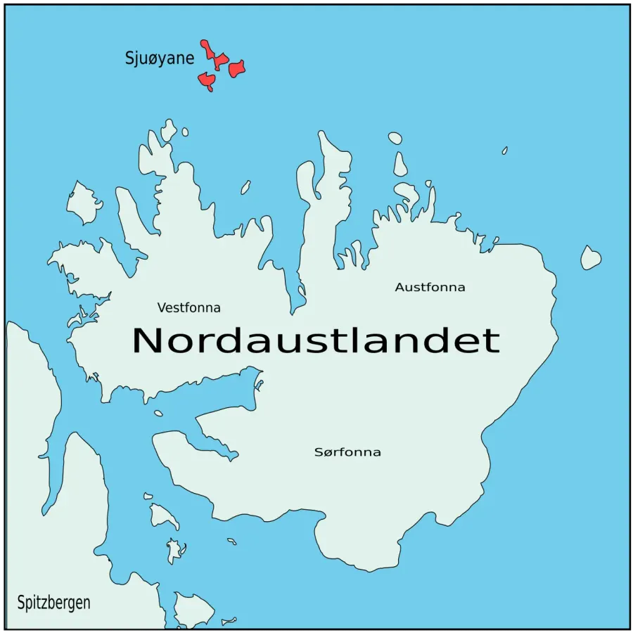 La carte Rossøya