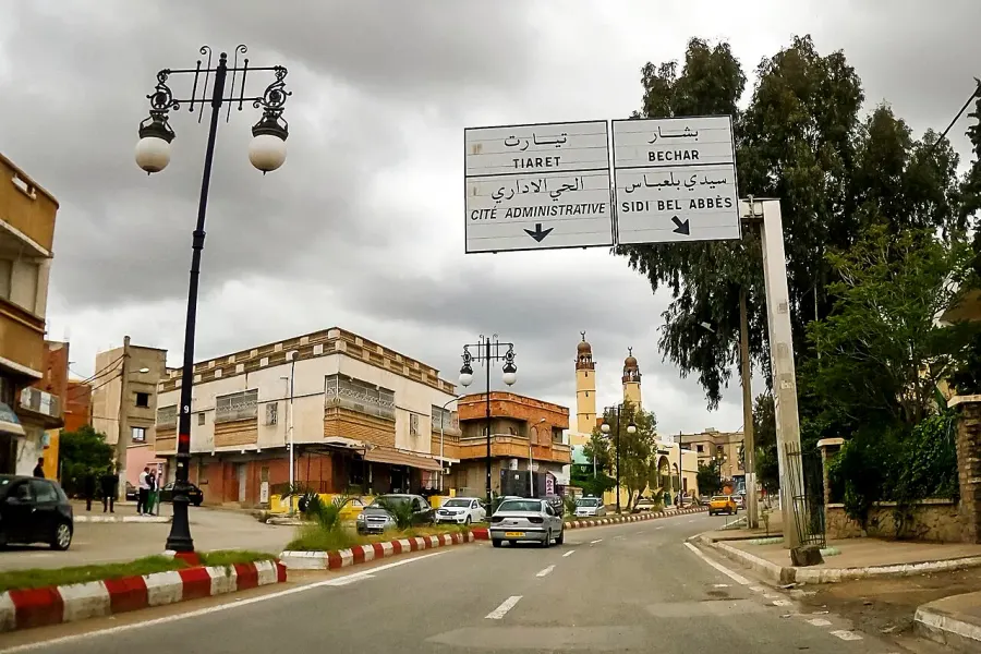 La carte Wilaya de Saïda