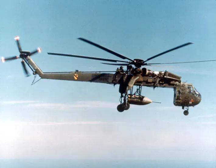 The Sikorsky CH-54 Tarhe card