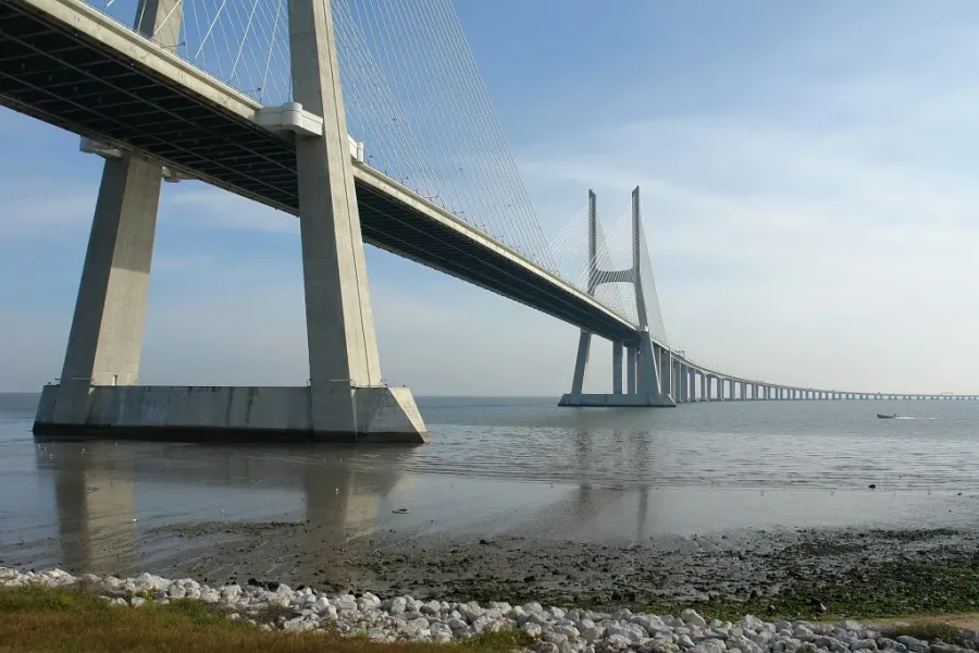 La carte Pont Vasco de Gama