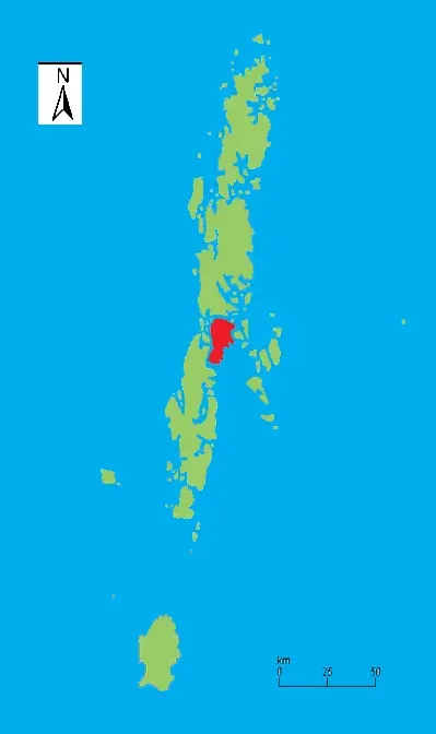 La carte Baratang