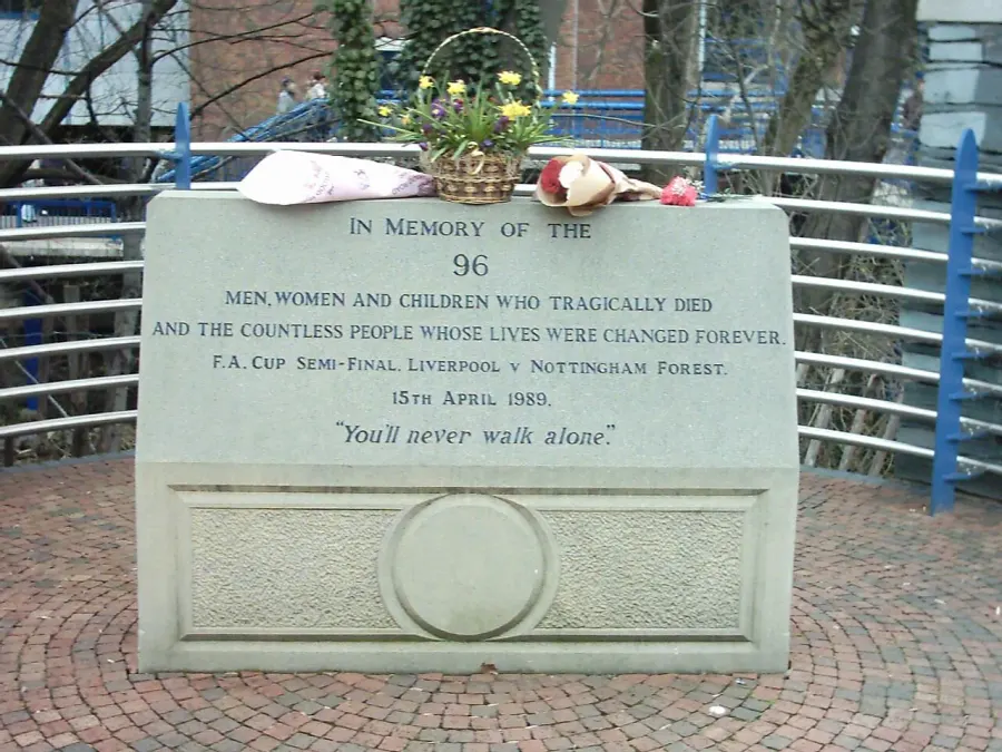 La carte Catastrophe de Hillsborough
